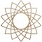 Ekena Millwork Eleanor Wood Fretwork Pierced Ceiling Medallion, Red Oak, 24"OD x 9 1/4"ID x 3/8"T CMWP24X24X0375EARO - alternate 1